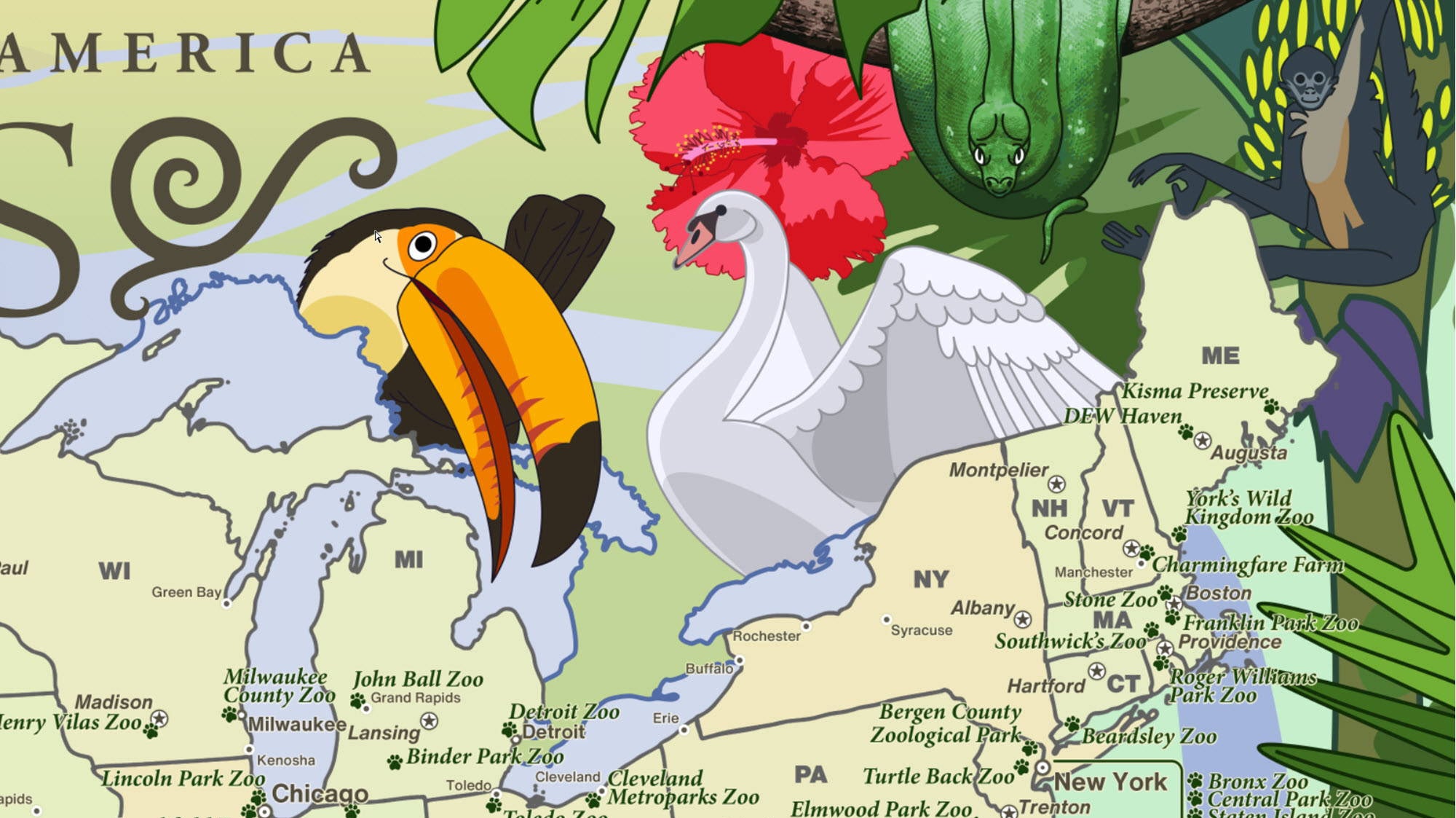 Top 10 Zoos  in the USA