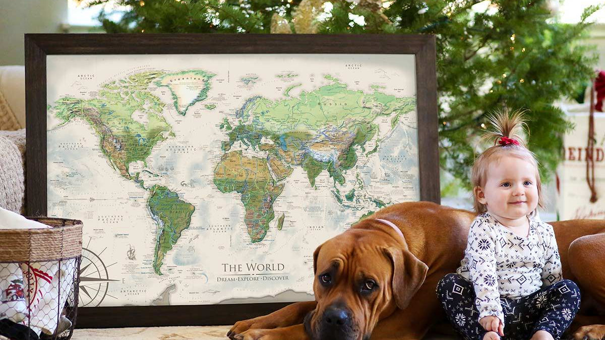 6 Reasons Why A Travel Map Is The Perfect Holiday Gift