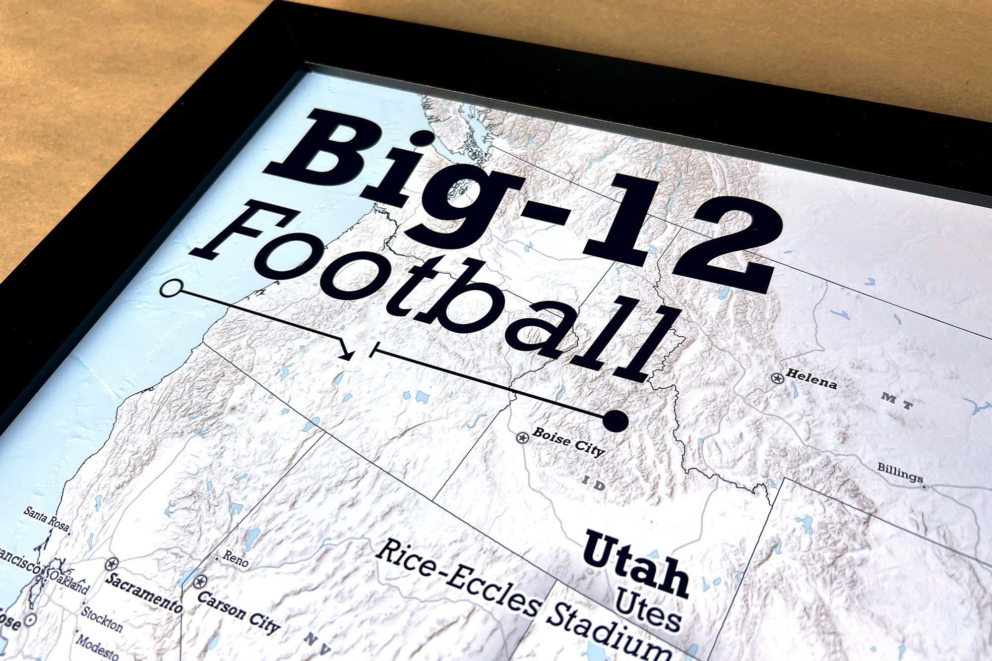 big 12 college realignment map