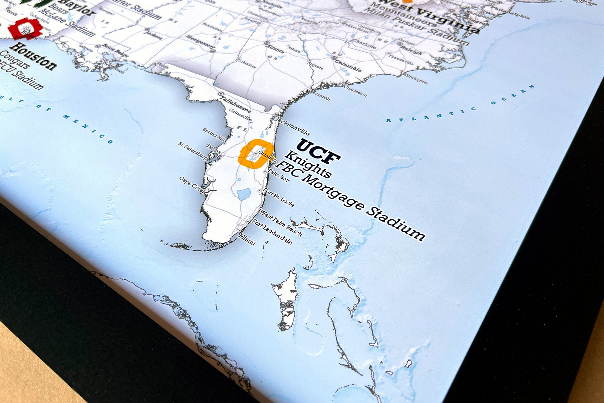 big 12 college football map