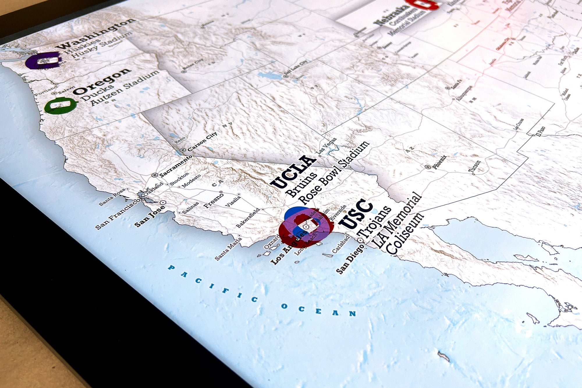 map of big ten schools