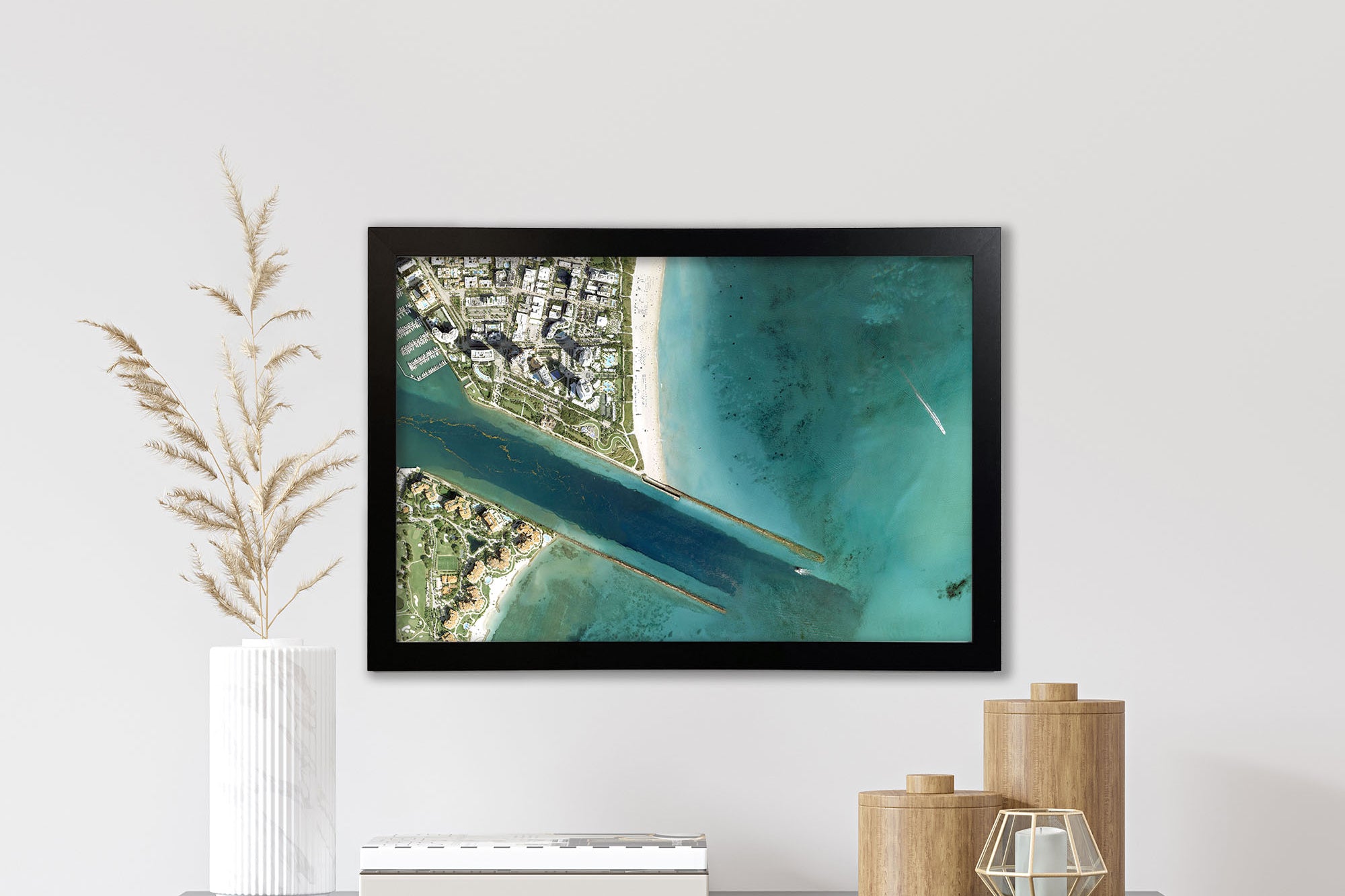 Miami beach satellite imagery