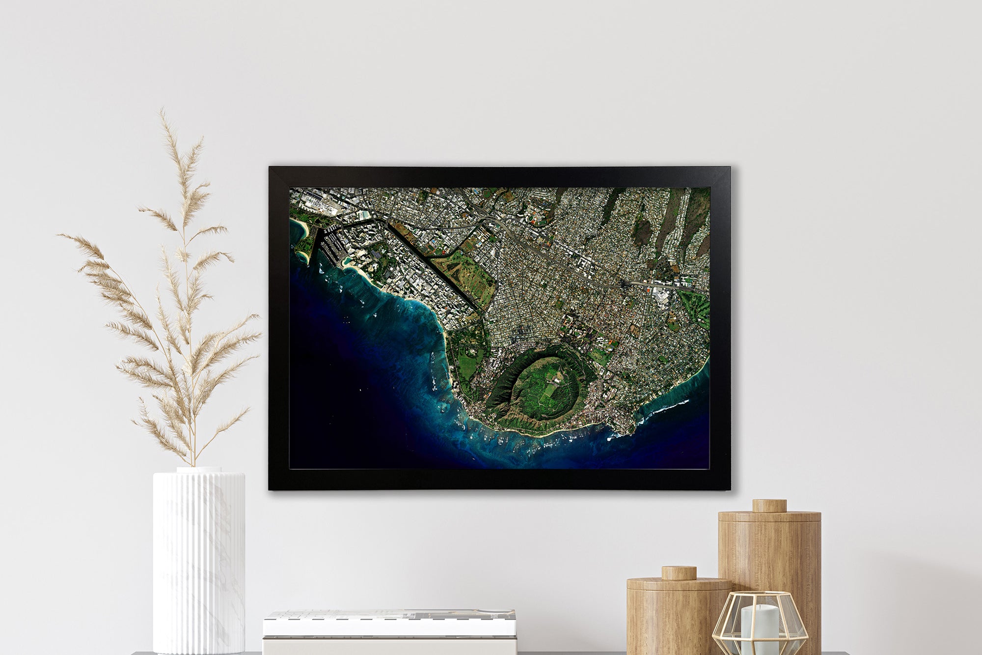 Hawaiian Beach Satellite Imagery