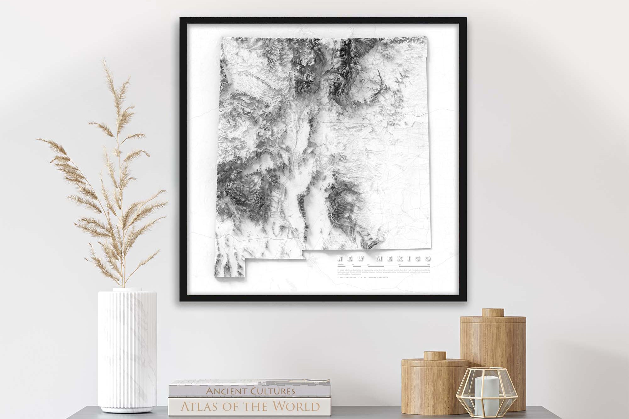 new mexico topo map elevation