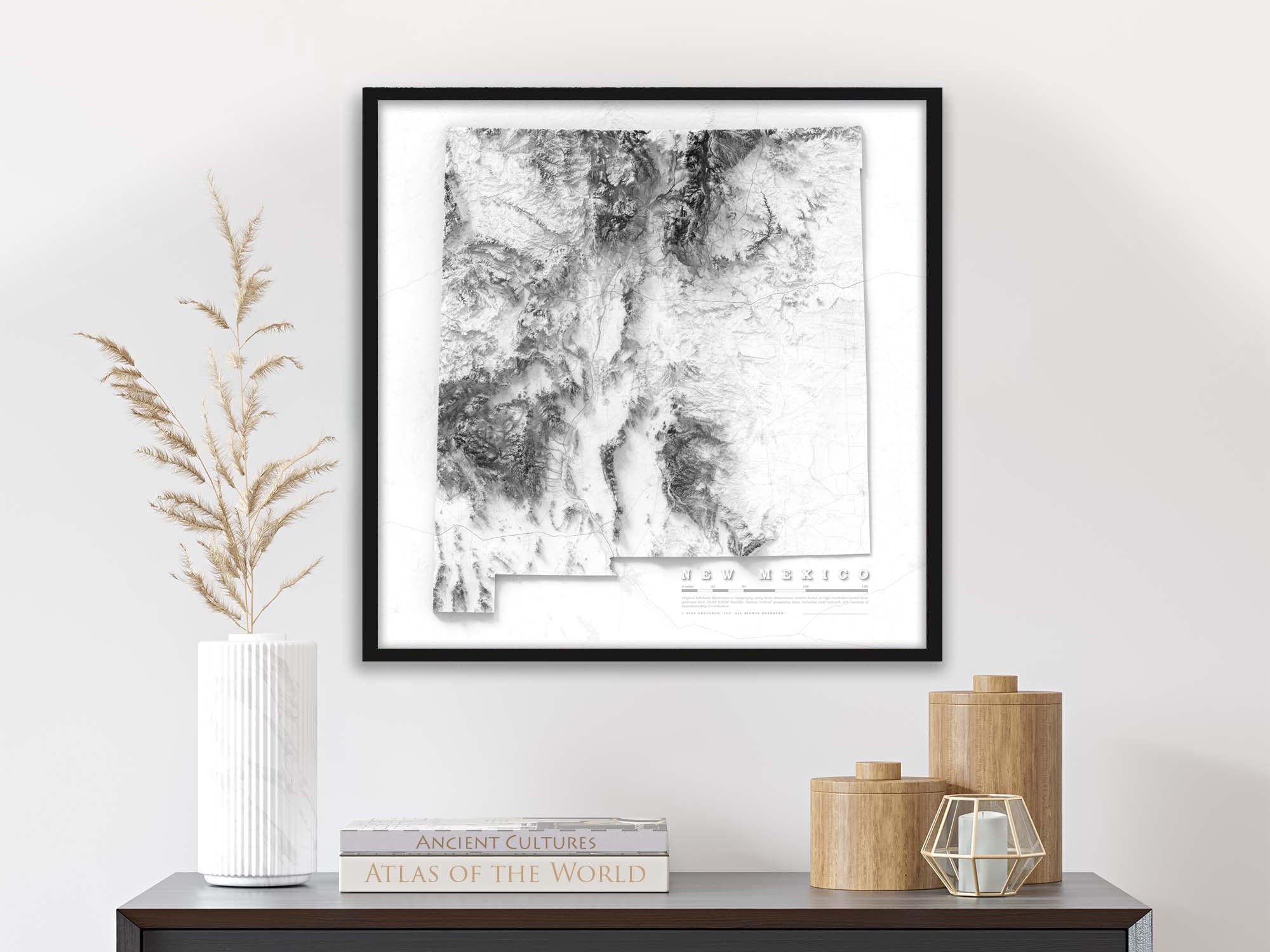 new mexico topo map elevation