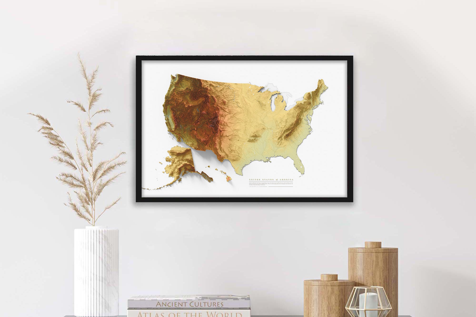 Topographic Map of USA