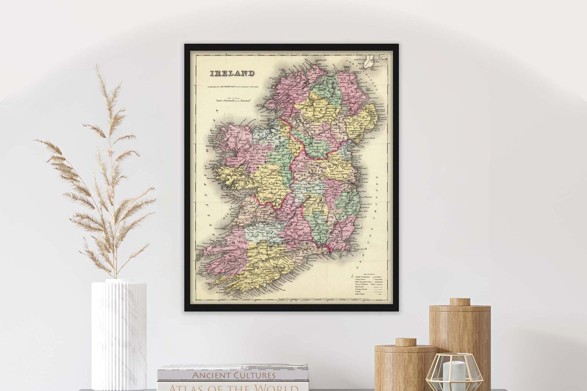 Old Map of Ireland