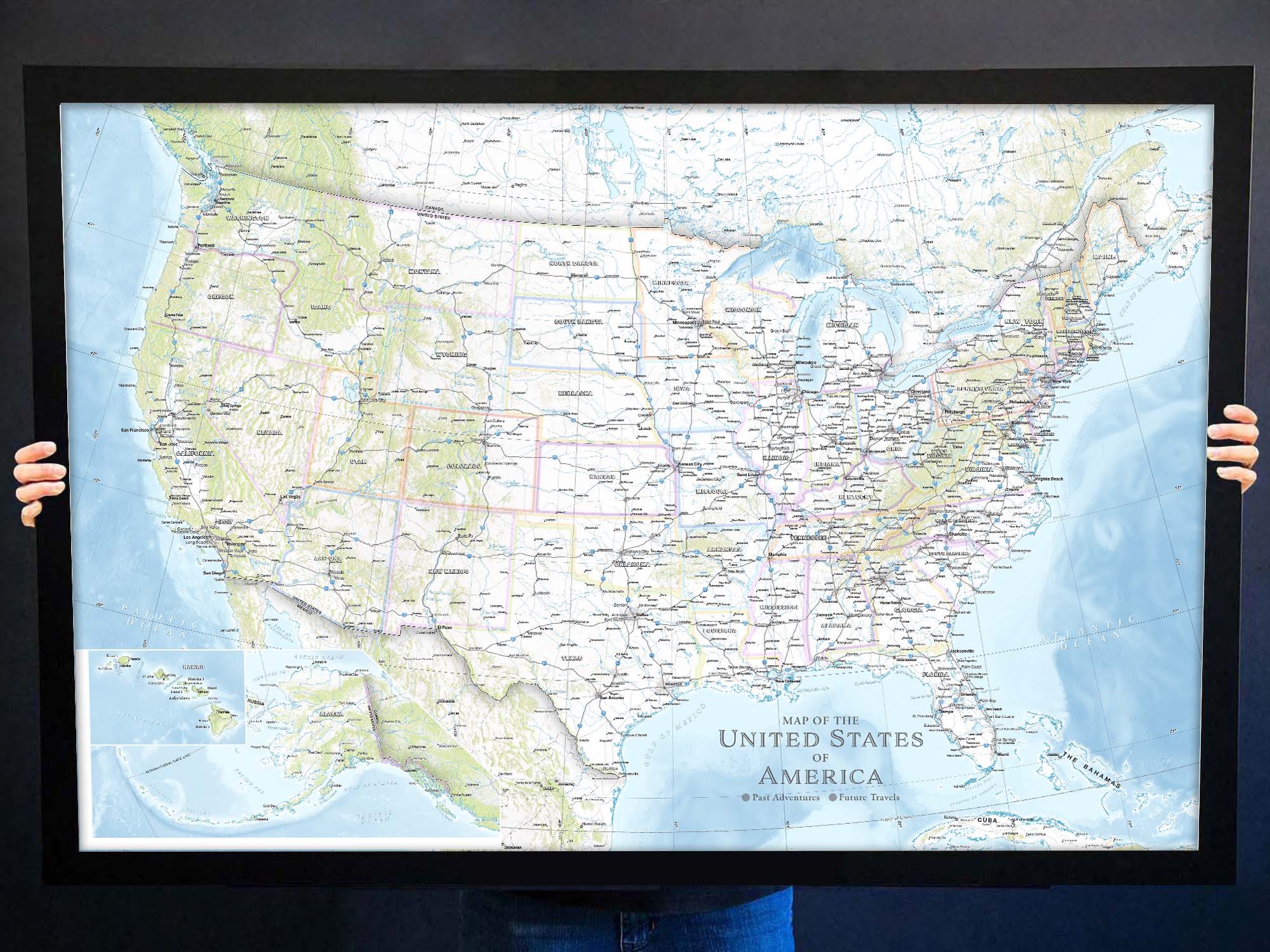 usa road map highways