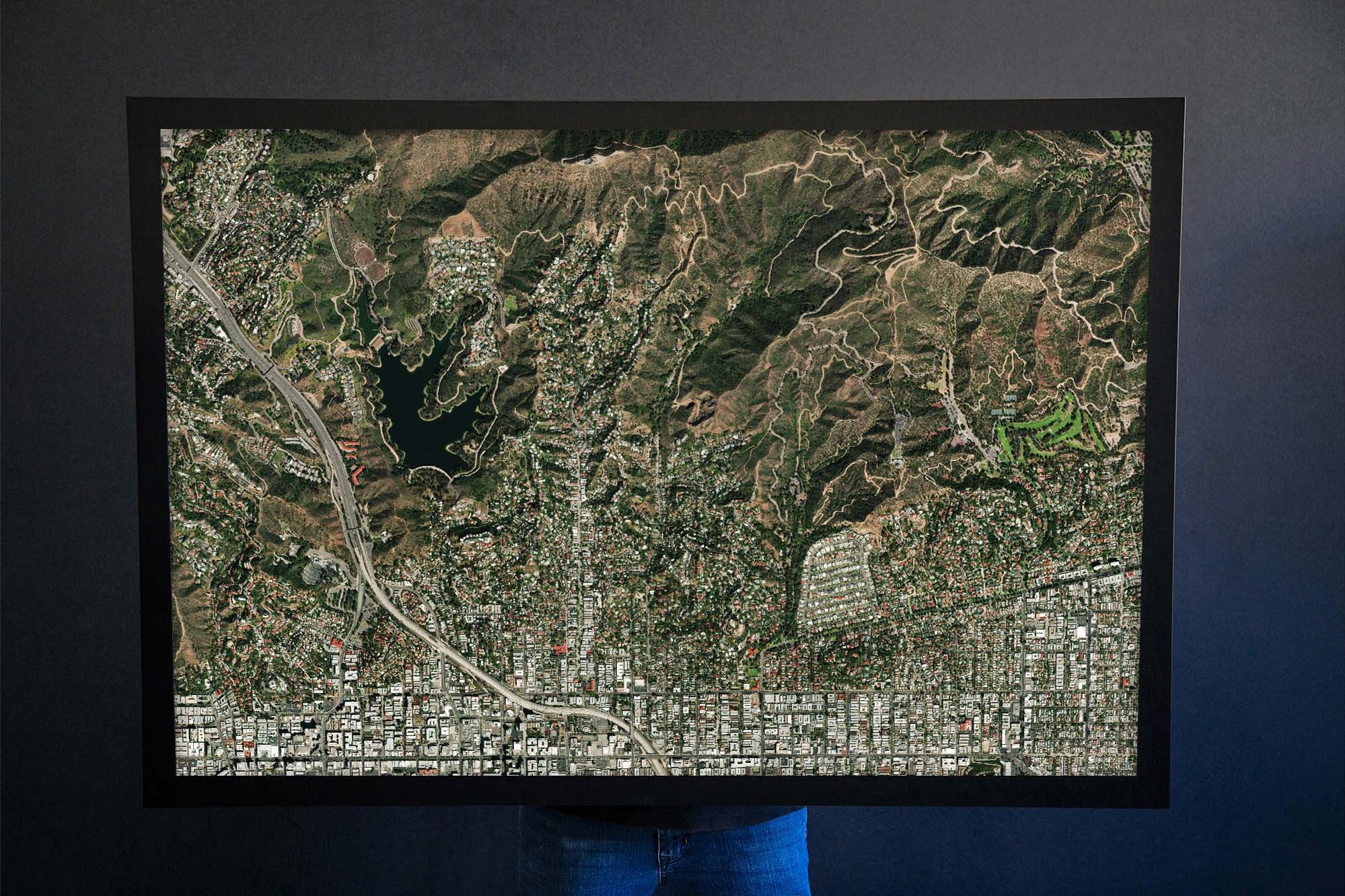 hollywood hills environmental artwork