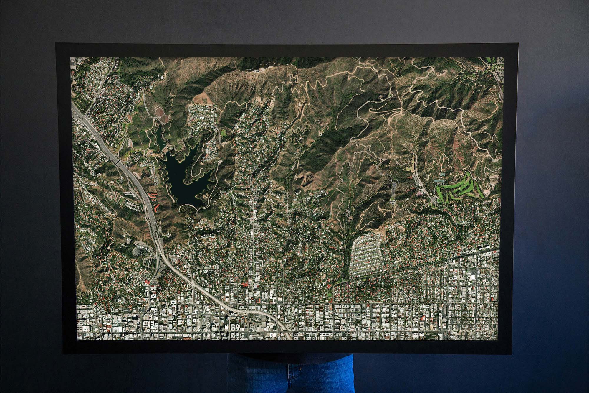 hollywood hills environmental artwork