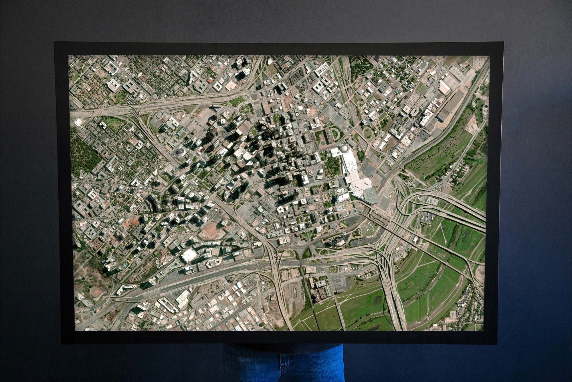 Dallas Texas aerial view