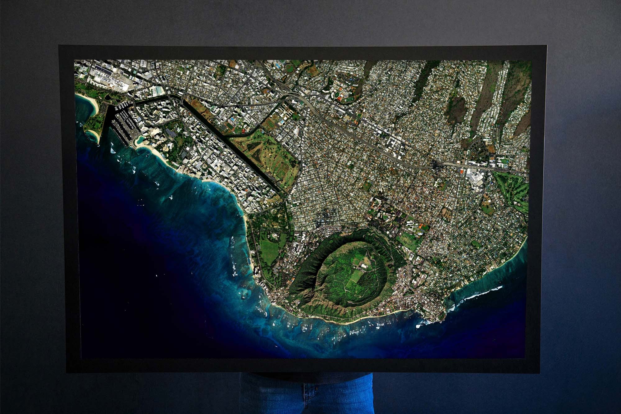 Hawaiian beach wall art