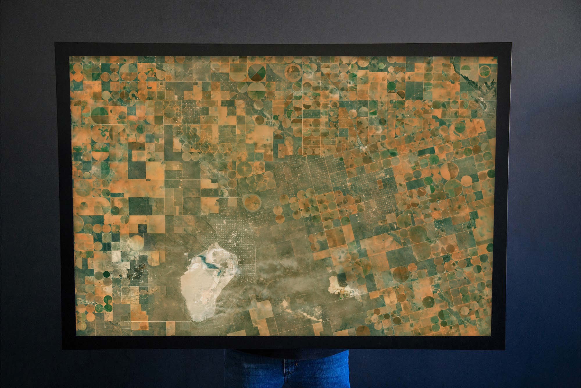 geometric abstract wall art