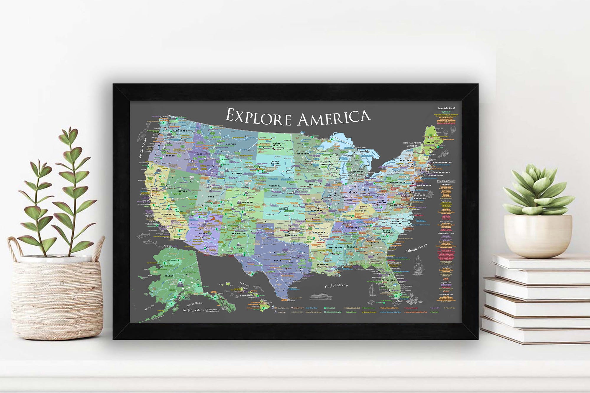 track your travels USA map