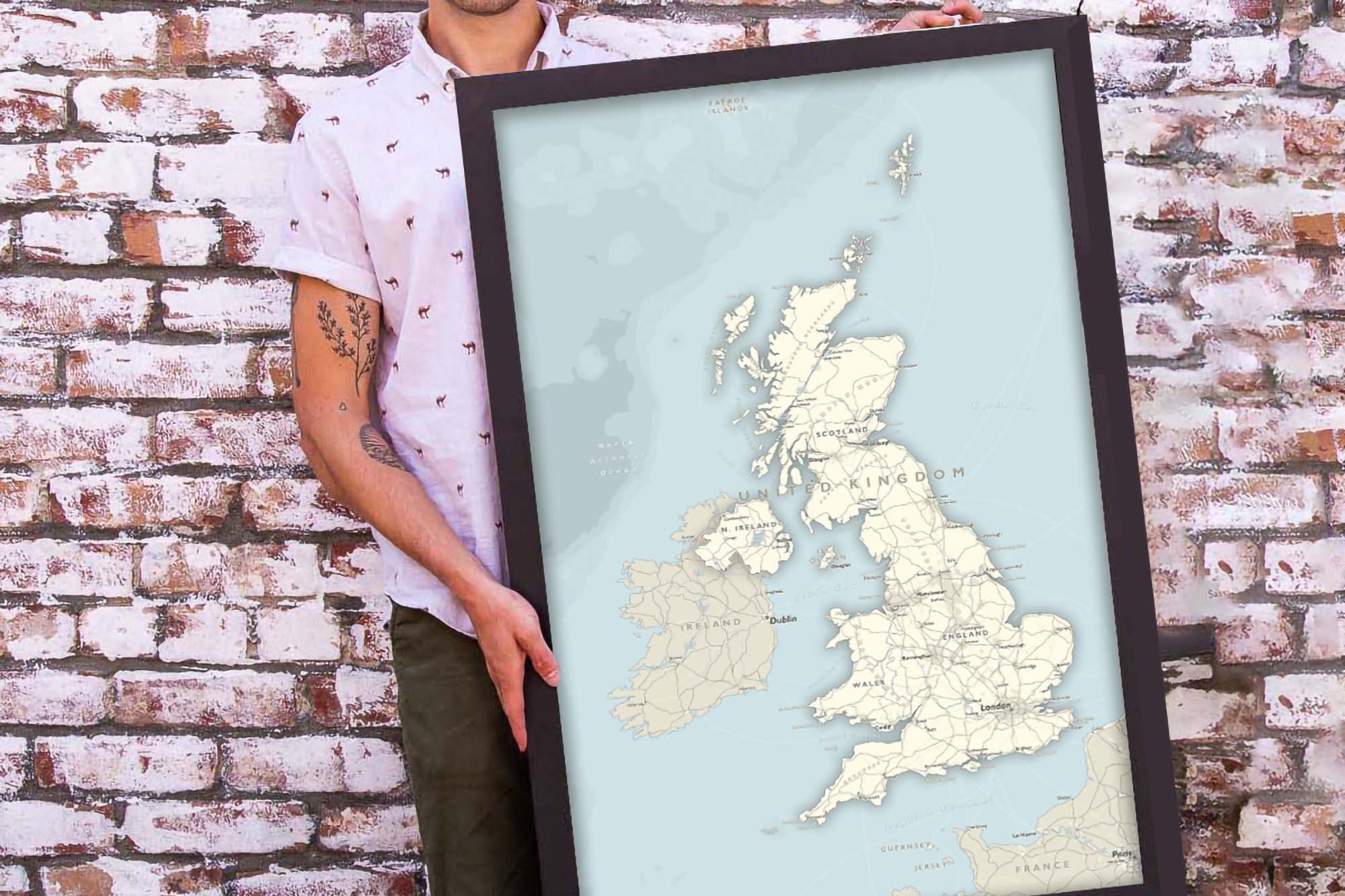 Map of United Kingdom Borders