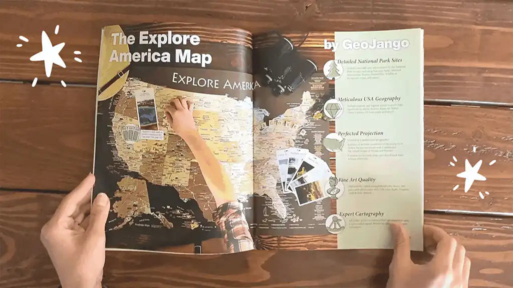 GeoJango Push Pin Travel Maps Catalog