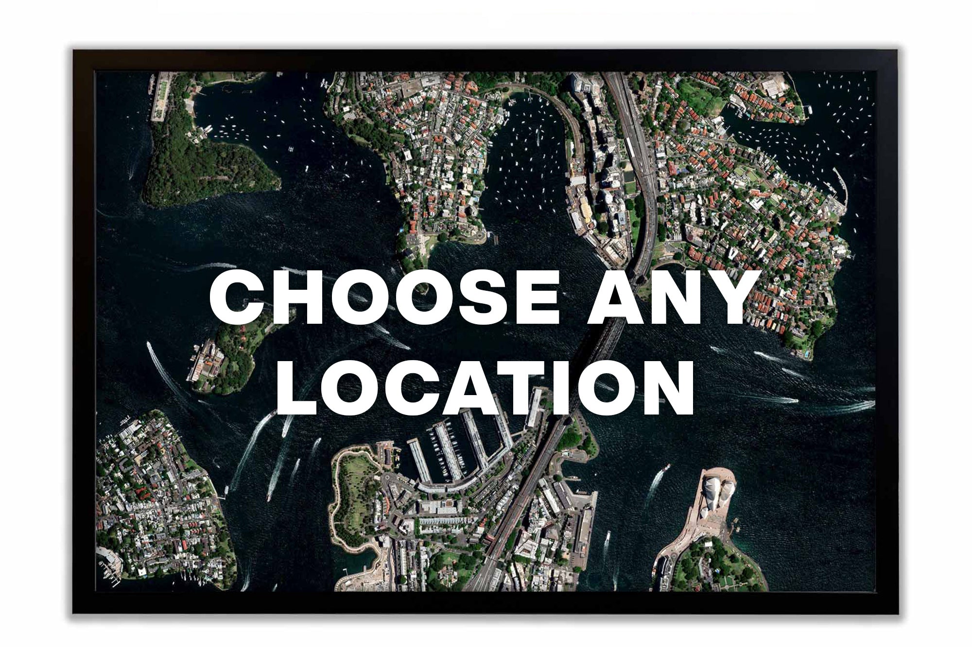 custom satellite photo