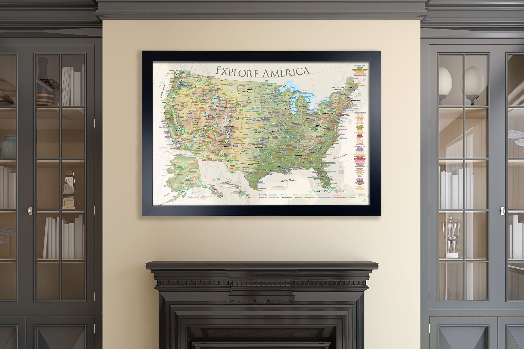 travel pin map