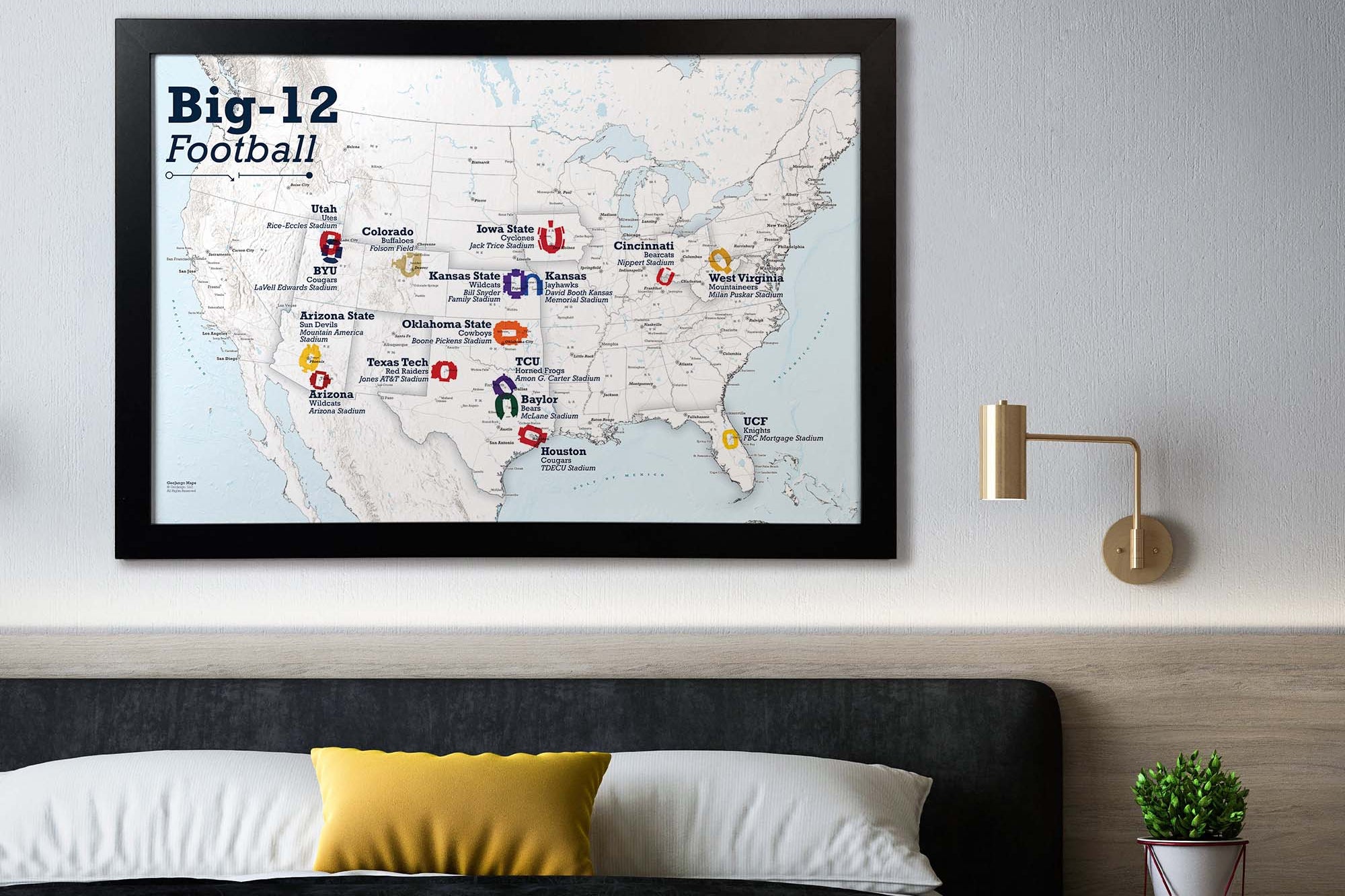 which schools are in the big 12