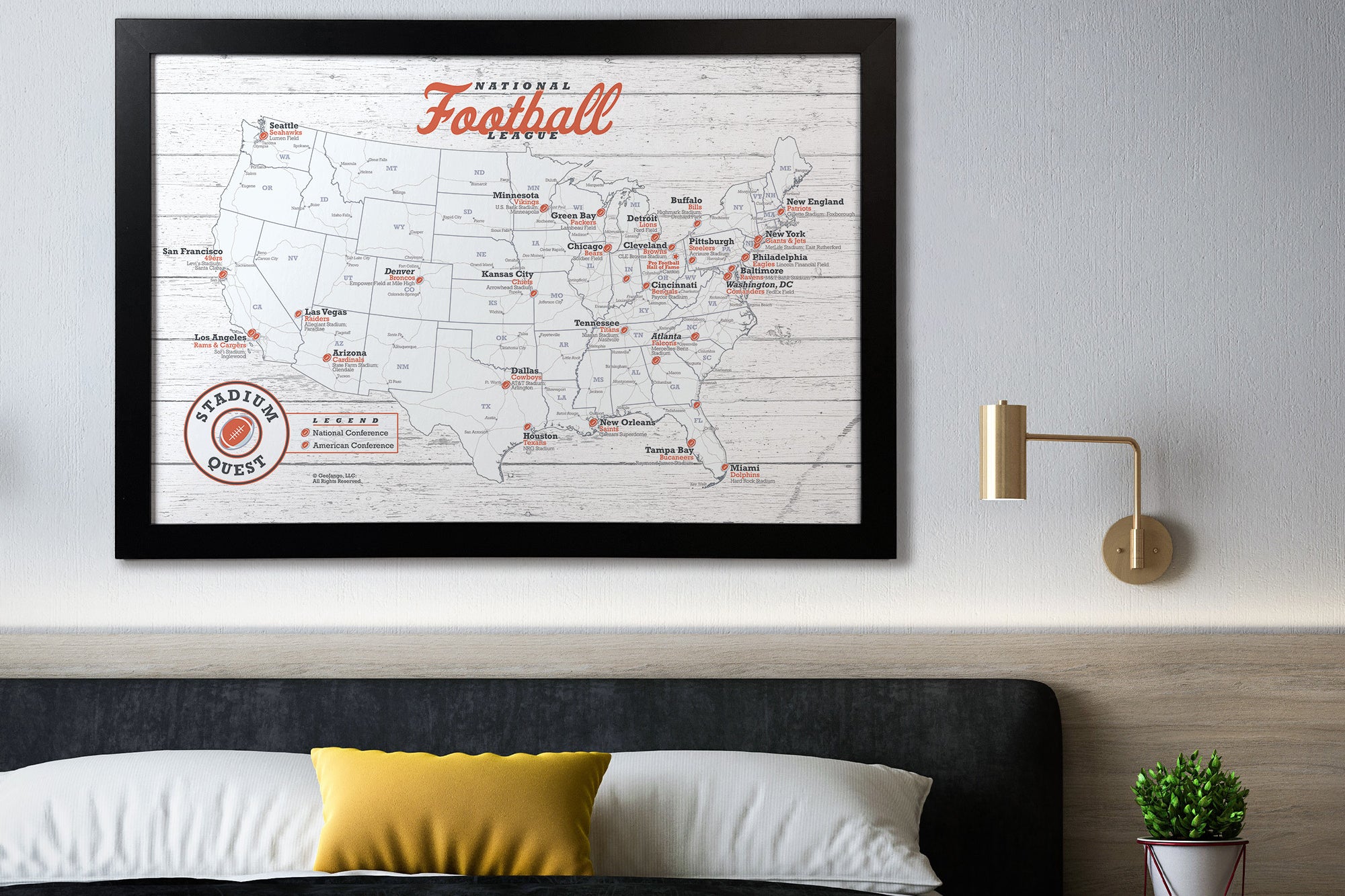 football wall art ideas