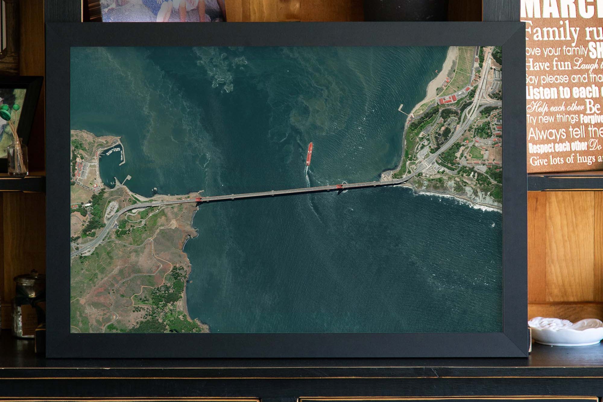 SF bridge wall art