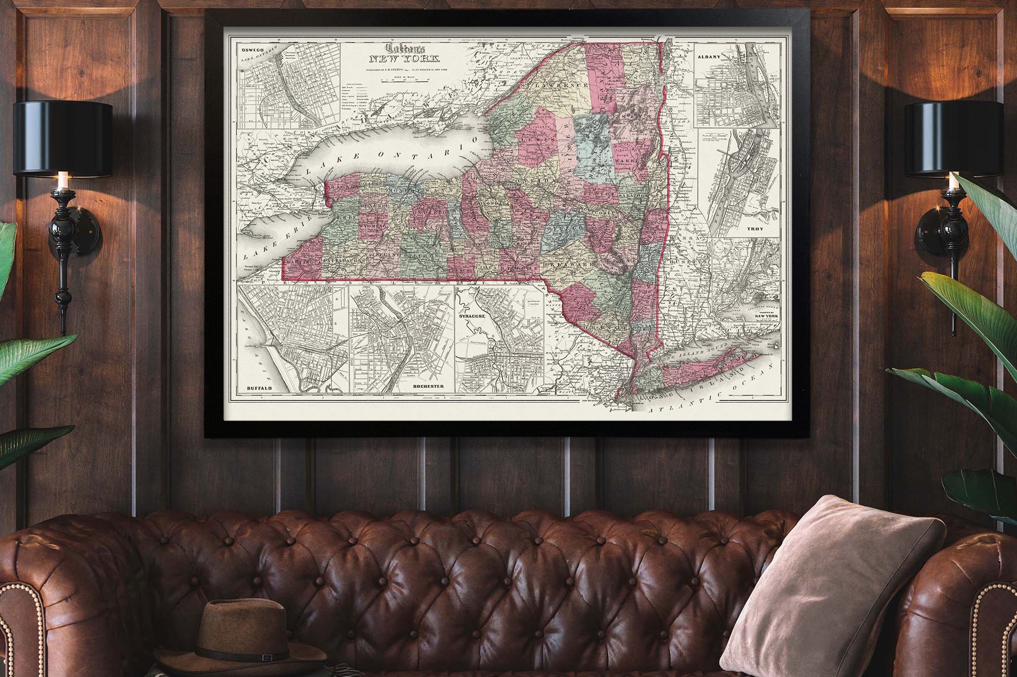vintage new york wall art