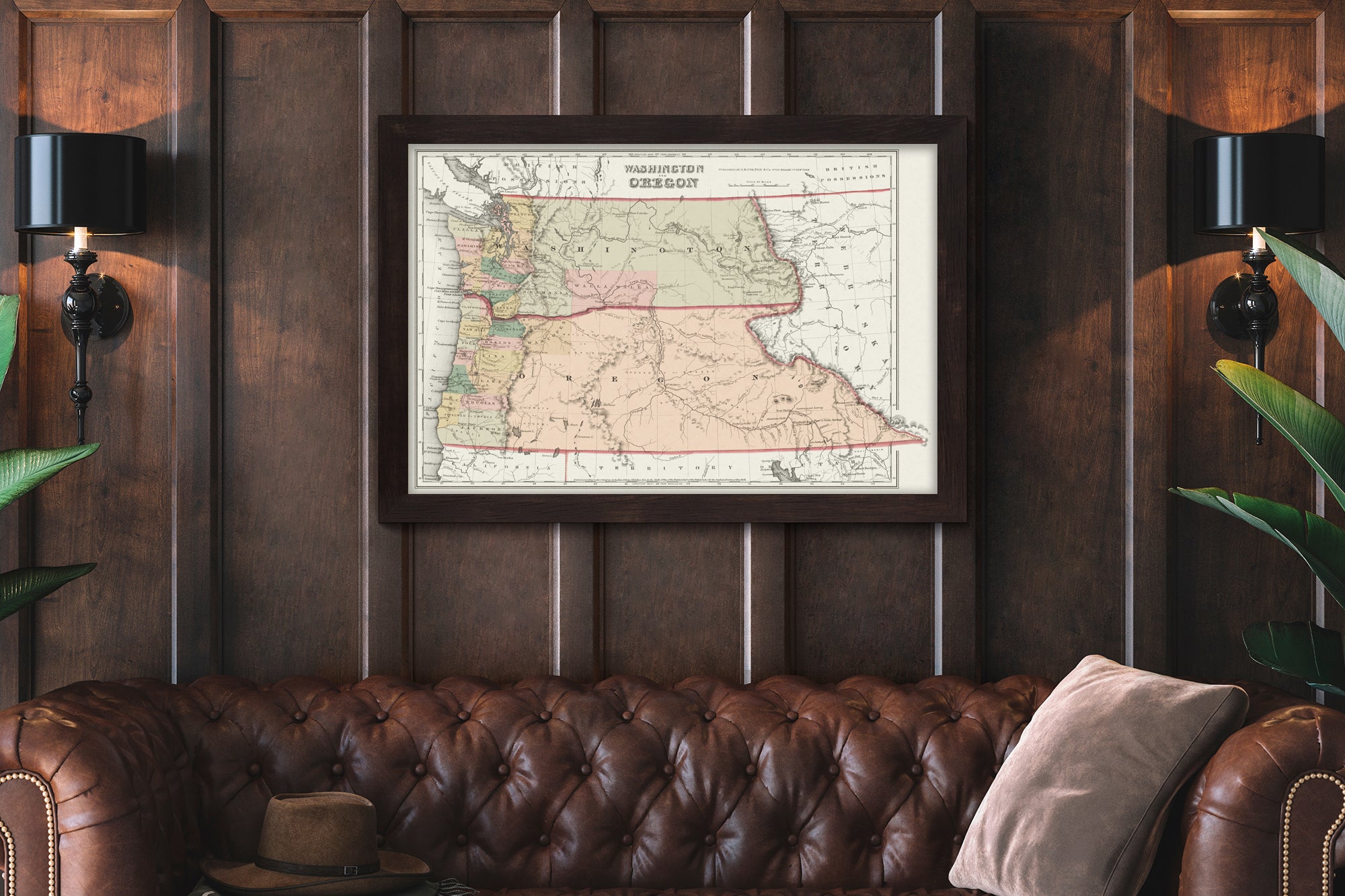 old maps of washington state