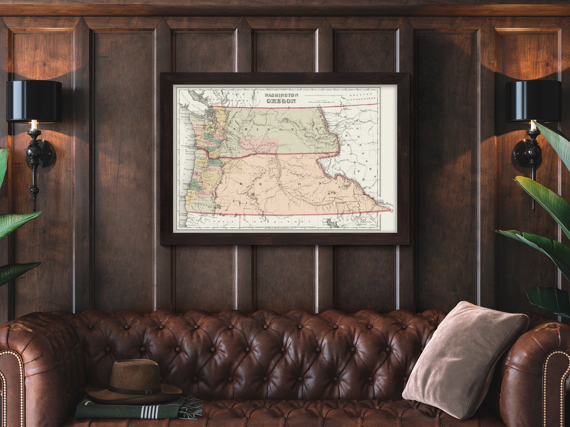 old maps of washington state