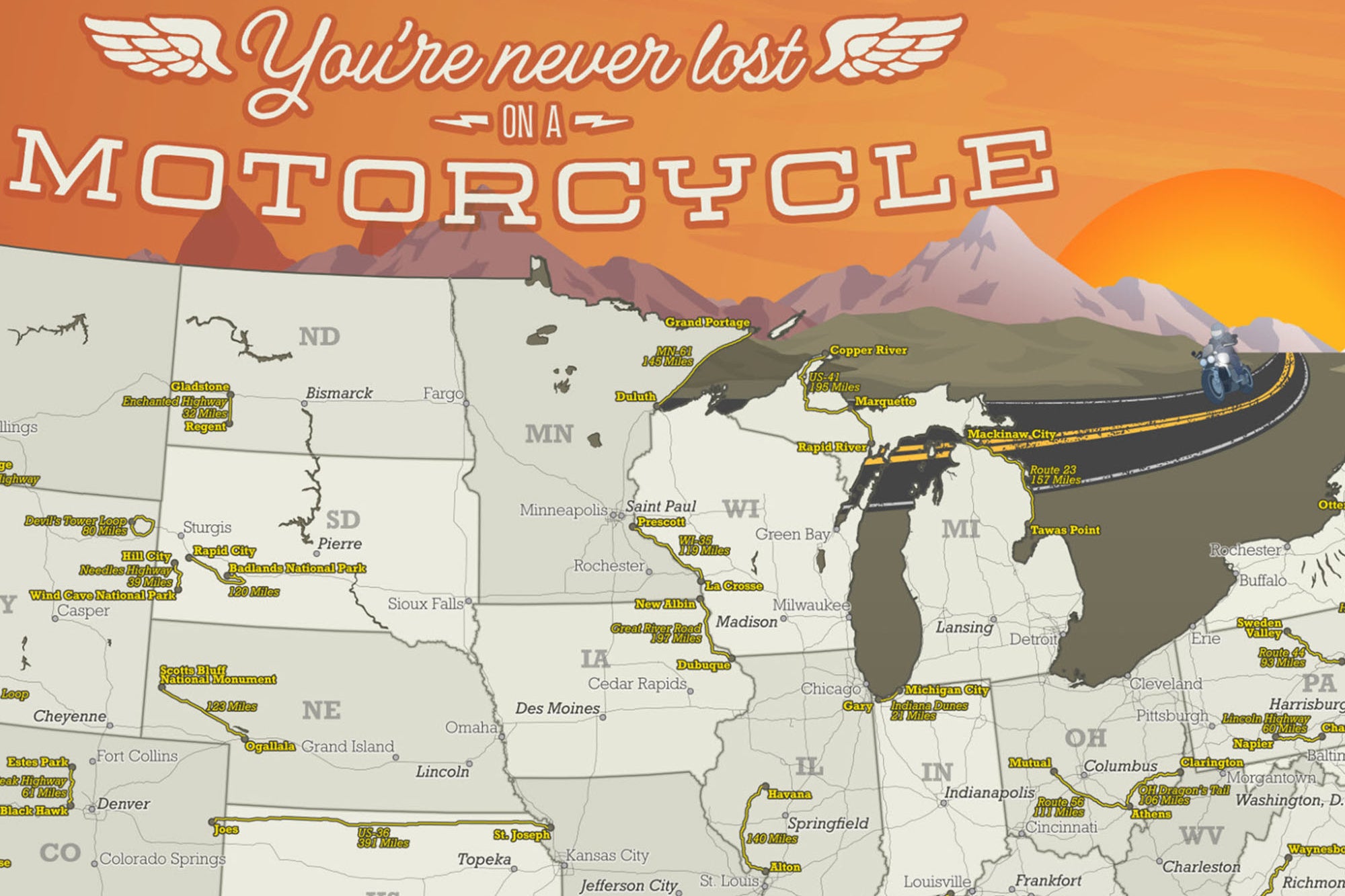 motorcycle wall decor
