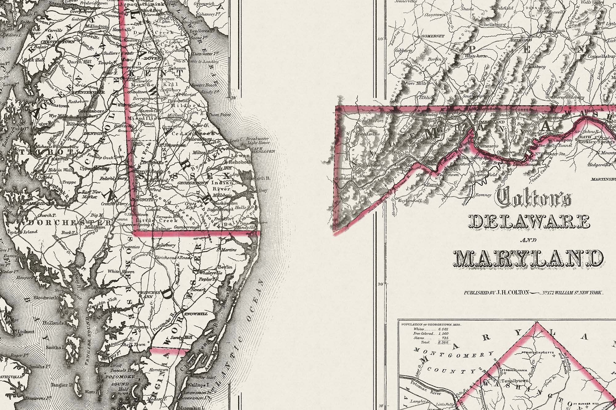 old maryland map