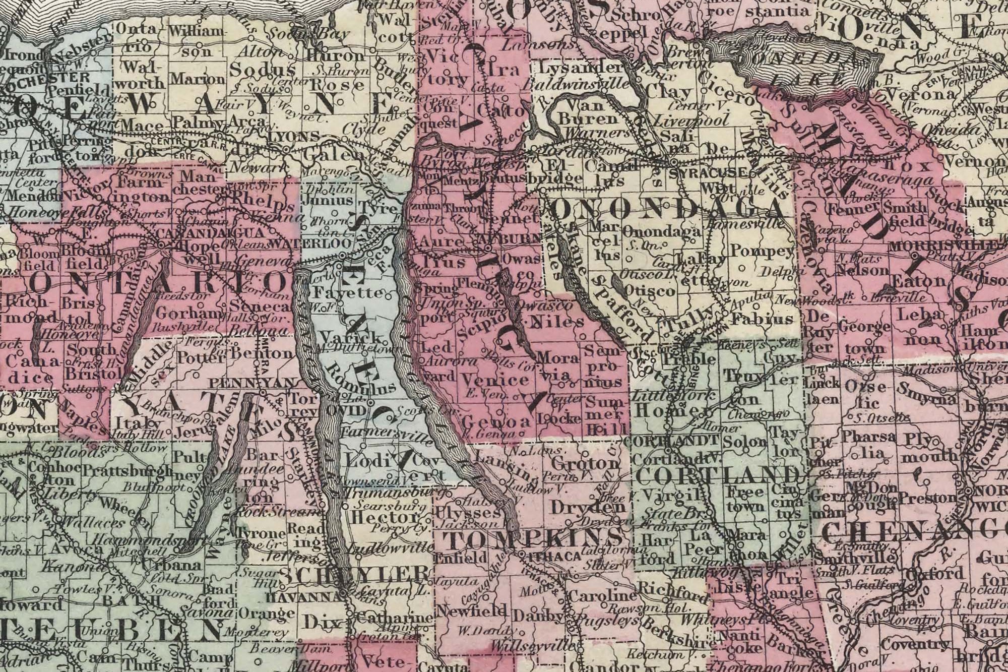 historical map new york
