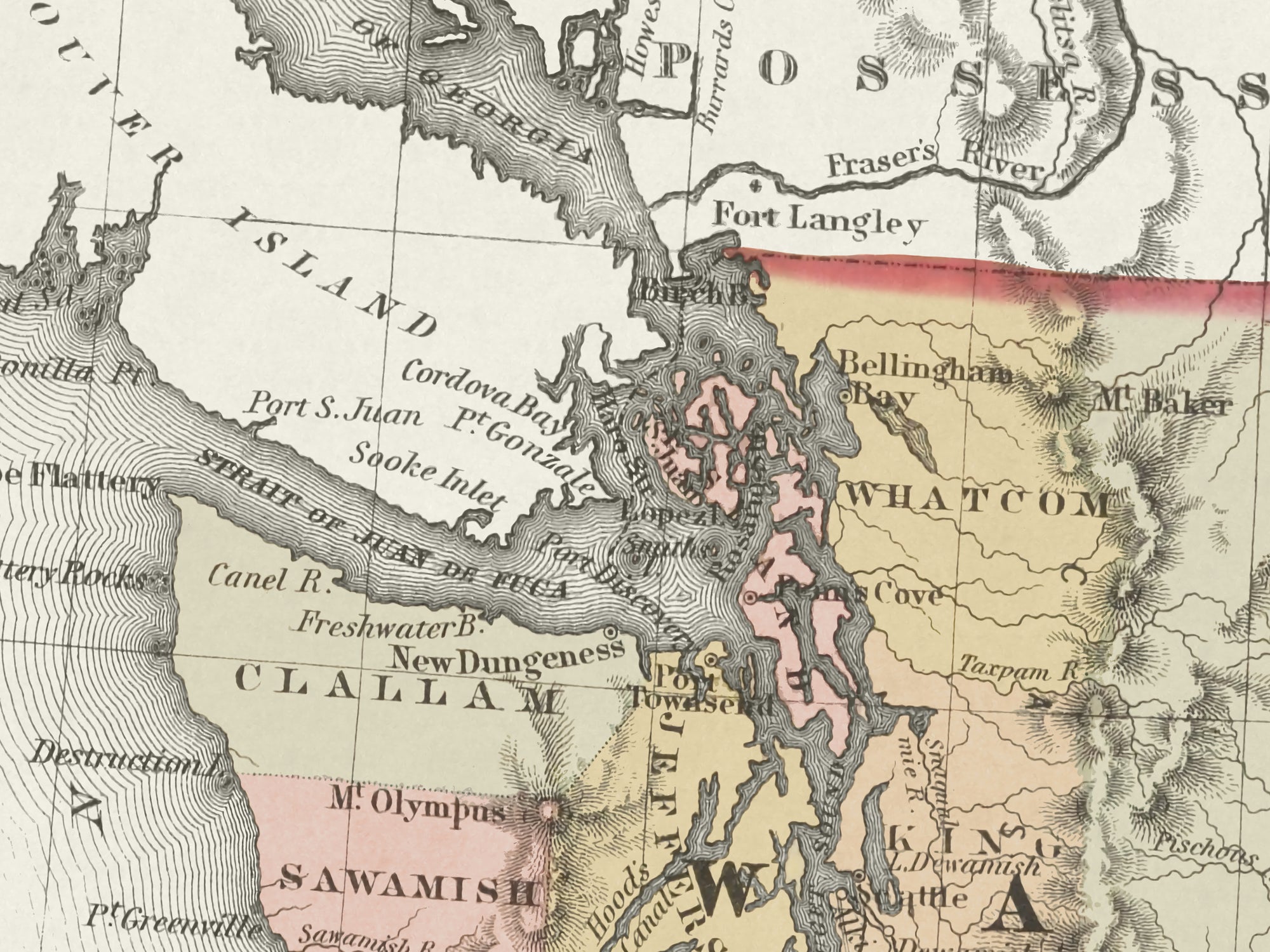 historic oregon map