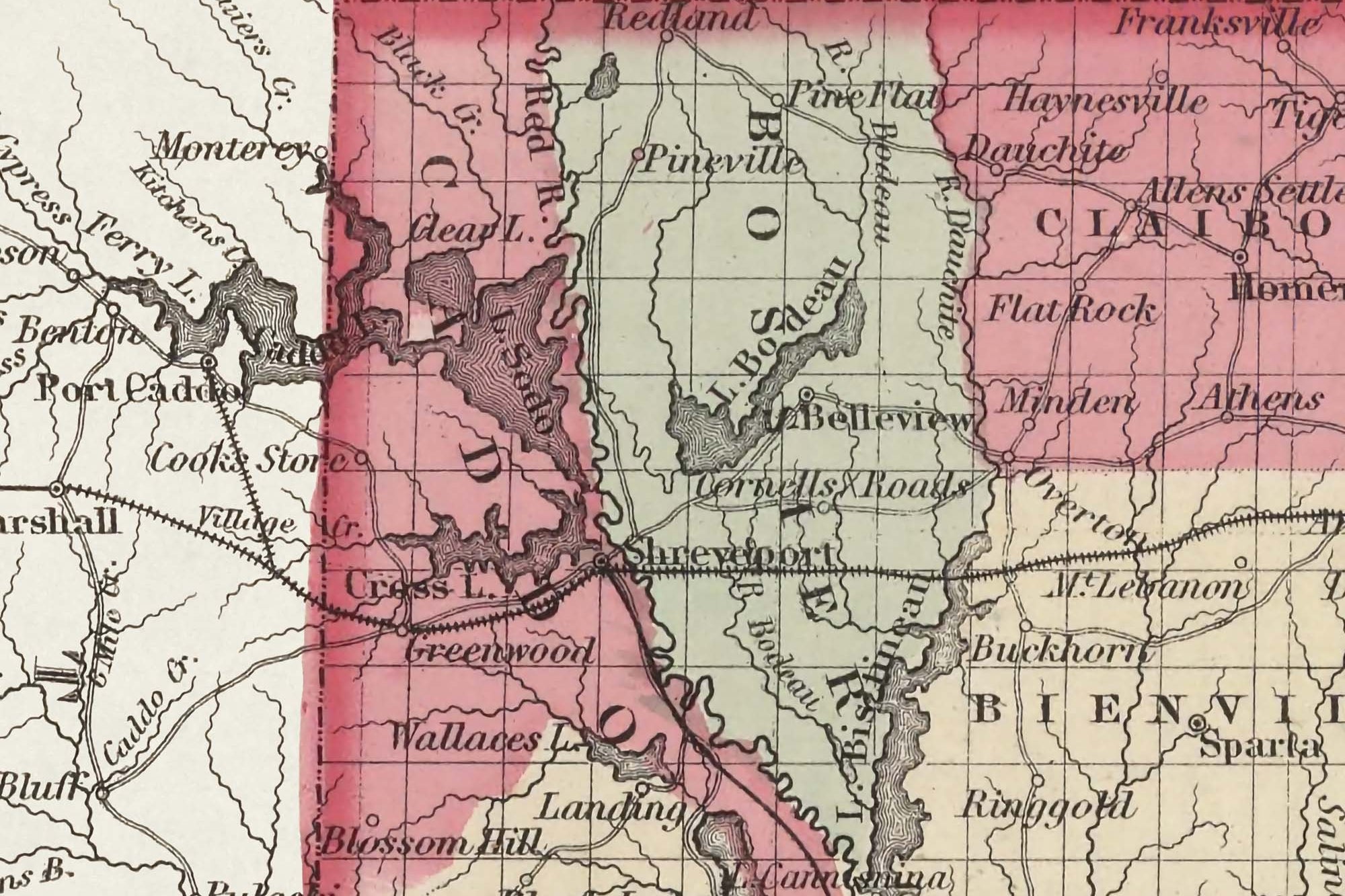 historical maps Louisiana state