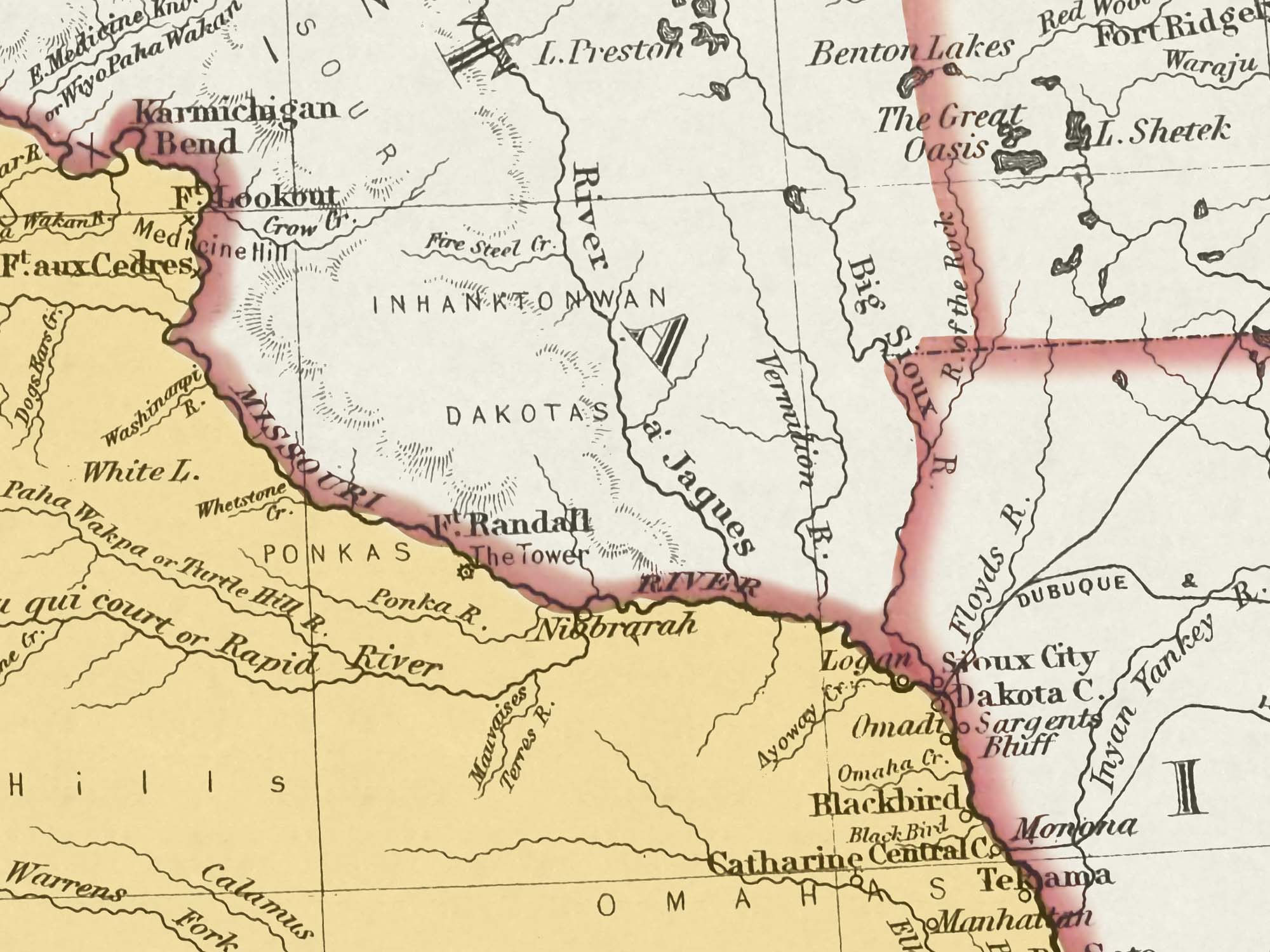 map of historic trails in kansas