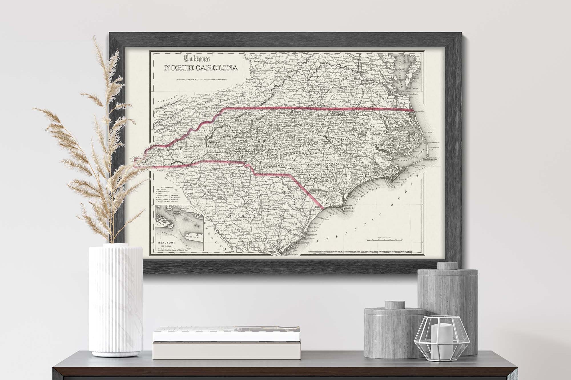 old north carolina maps