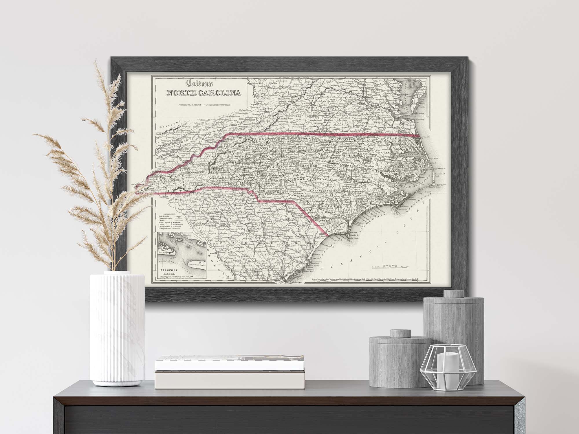 old north carolina maps