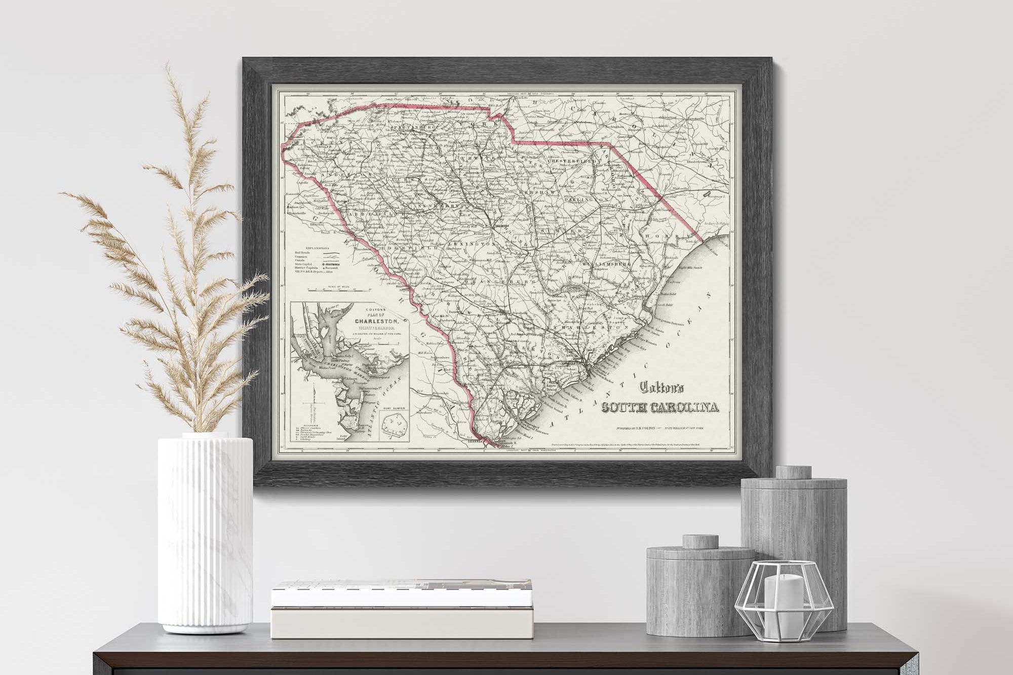 old south carolina maps