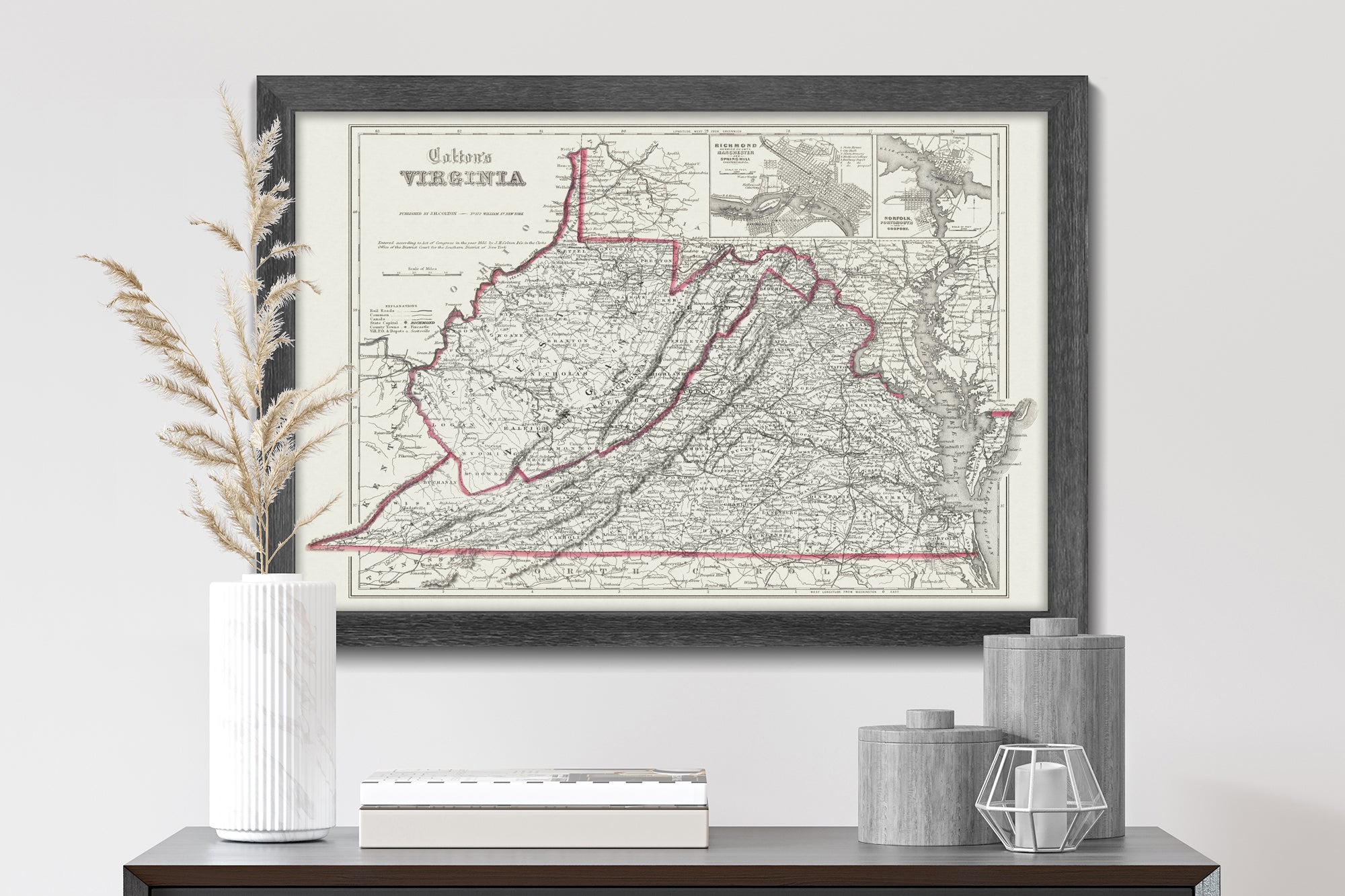 virginia map 1800
