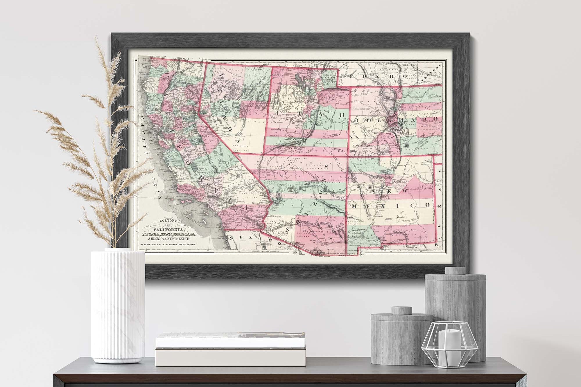 historic west coast map