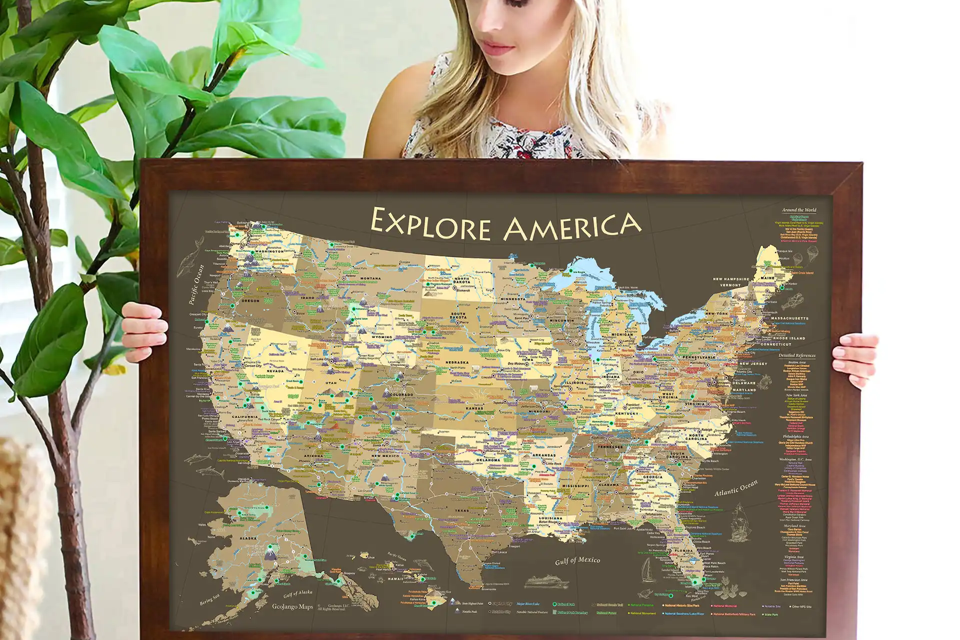 travel map of the united states