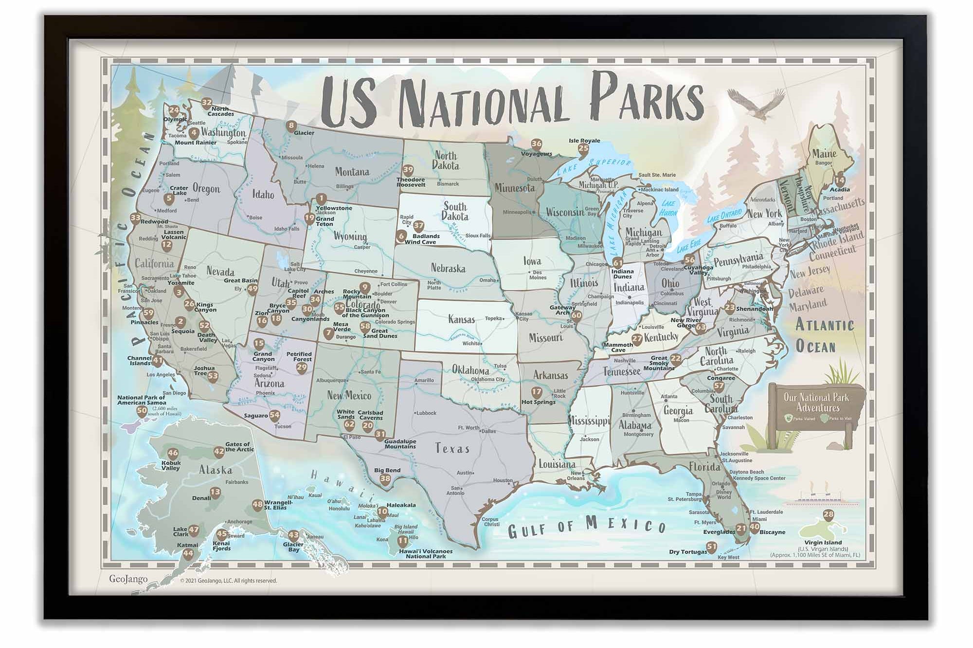 National Park passport stamp