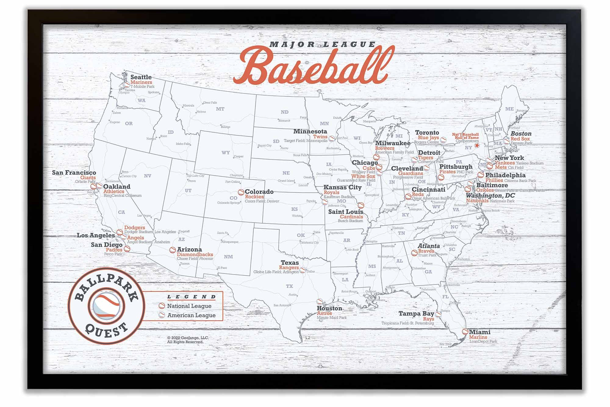 Baseball Stadium Maps