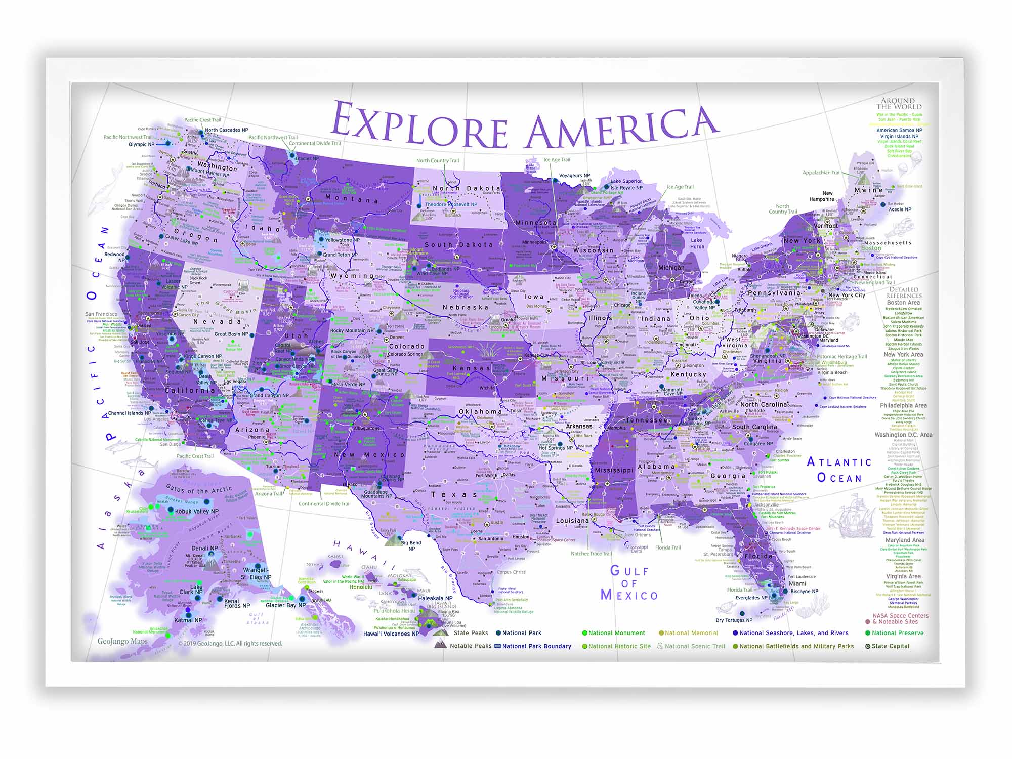 usa maps for kids