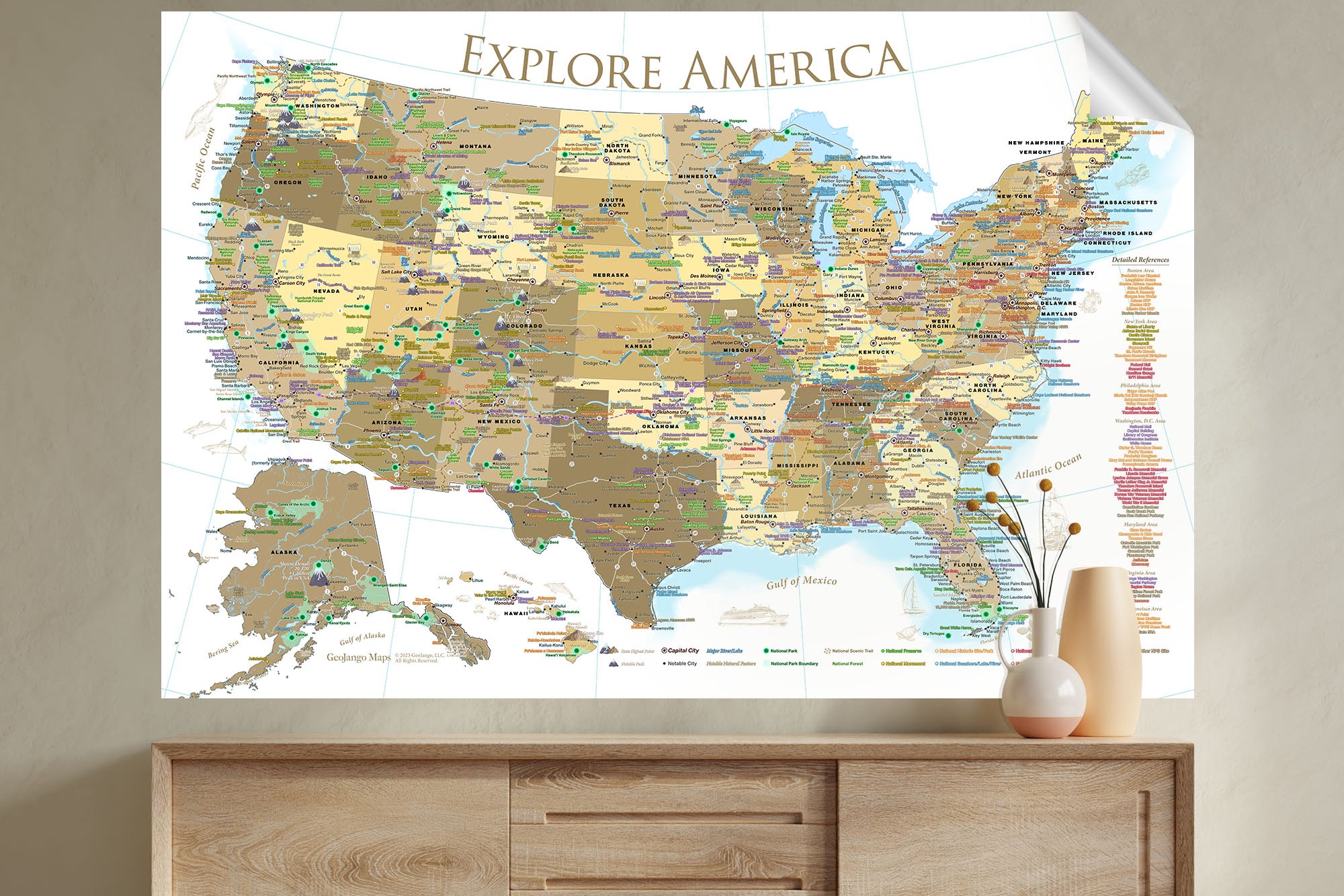 63 national parks map