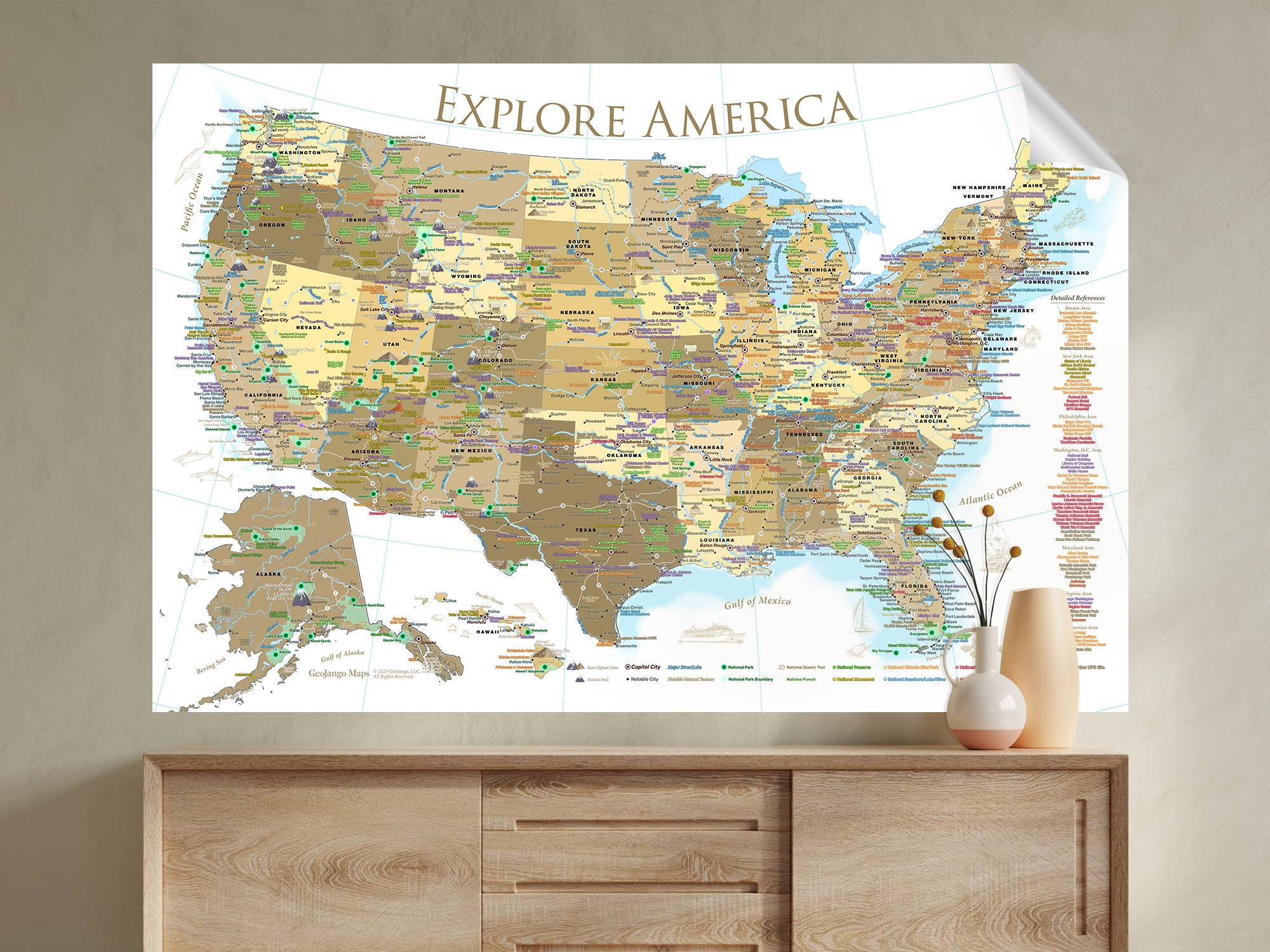 63 national parks map