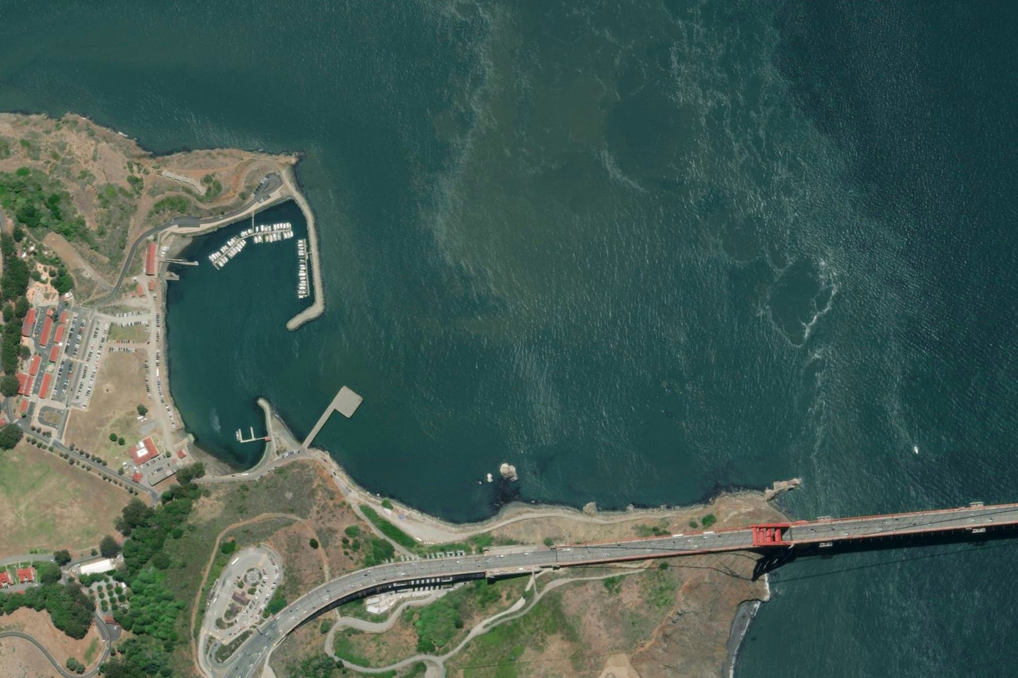 bay area satellite map