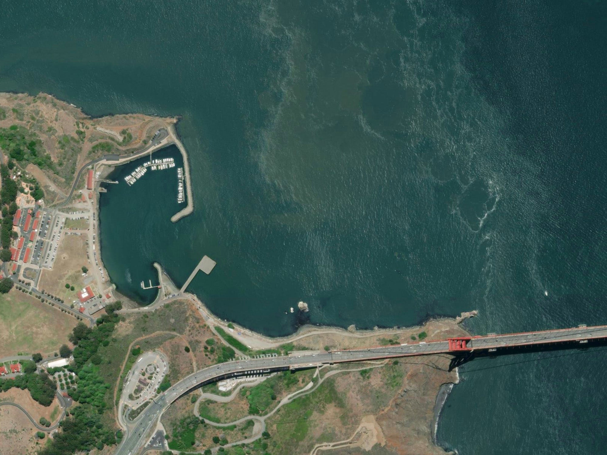 bay area satellite map