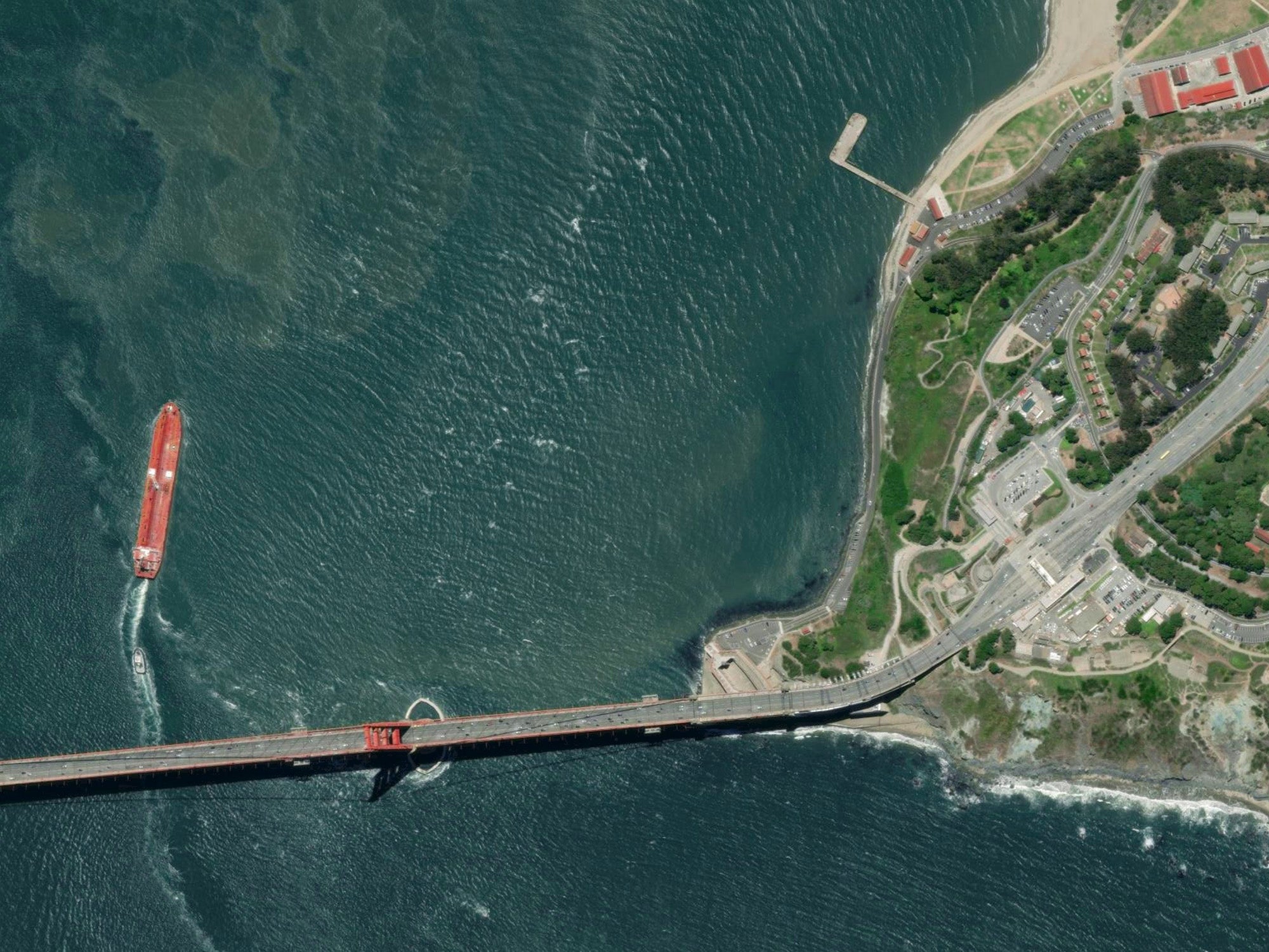 san francisco from space