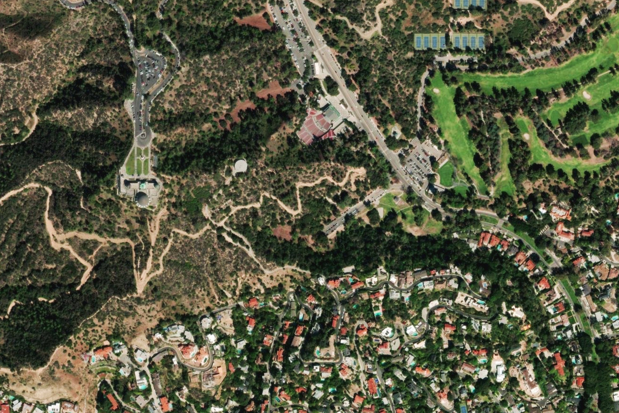 griffith observatory photo print