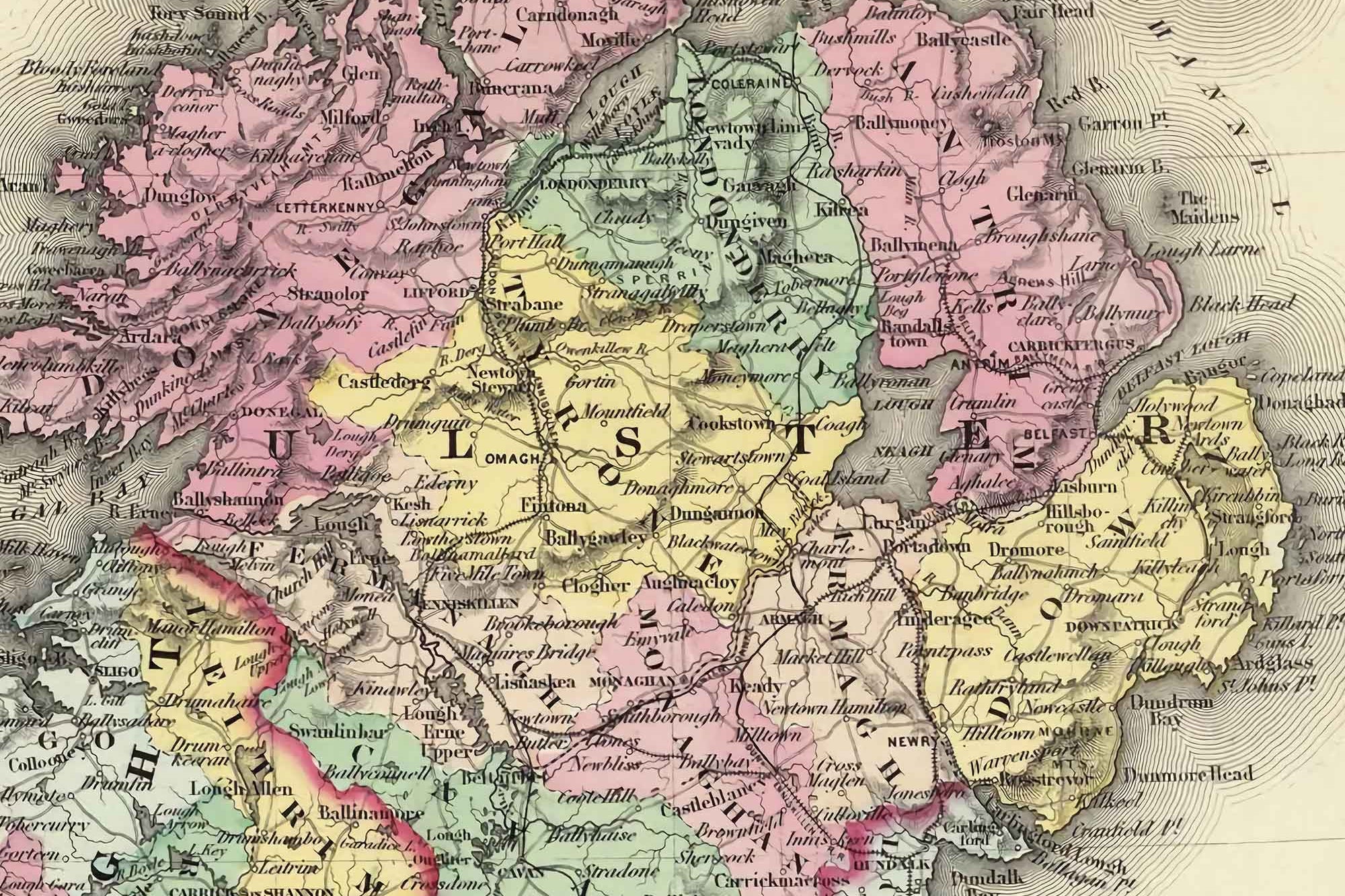 maps of Ireland for sale